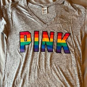 PINK v-neck shirt Victoria's Secret